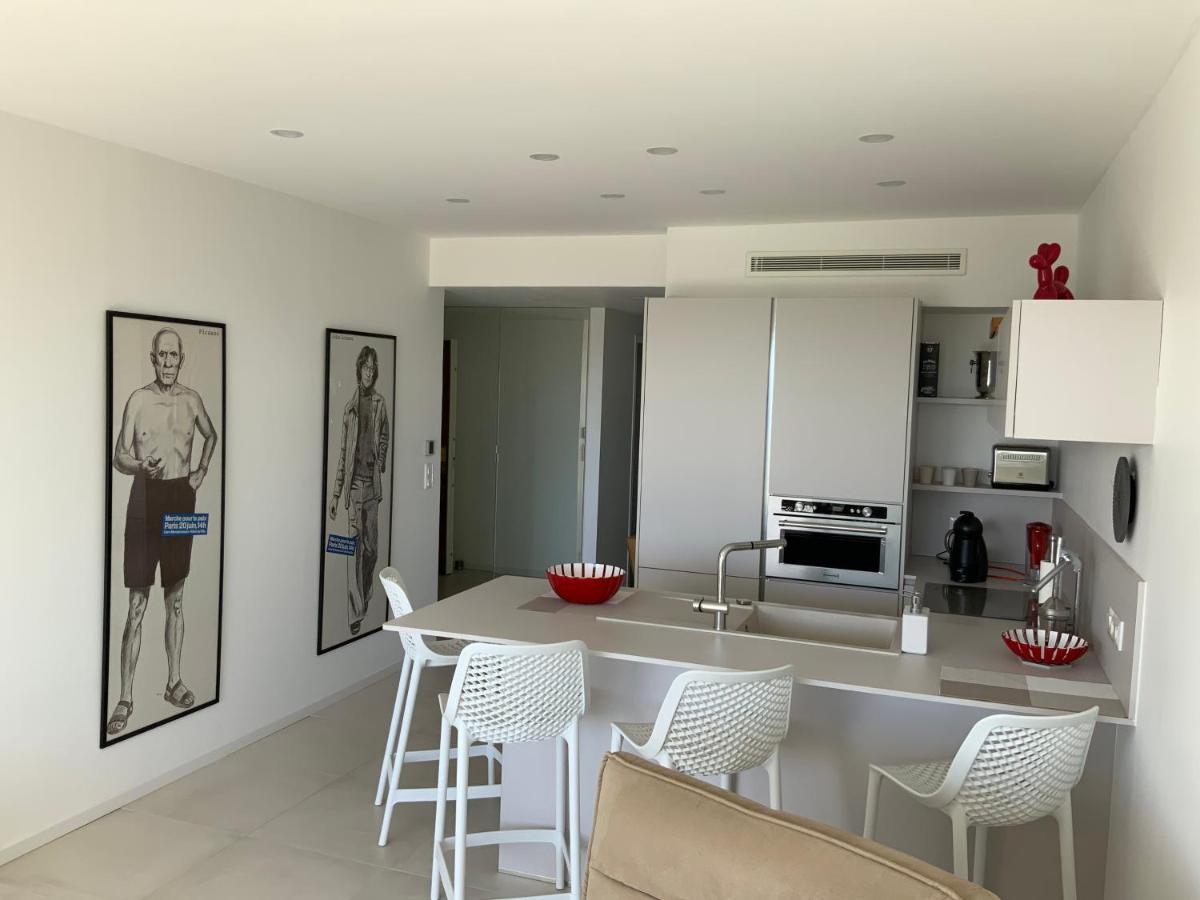Appartement 2 Chambres Vue Mer Panoramique, Proche Croisette Cannes Vallauris Buitenkant foto