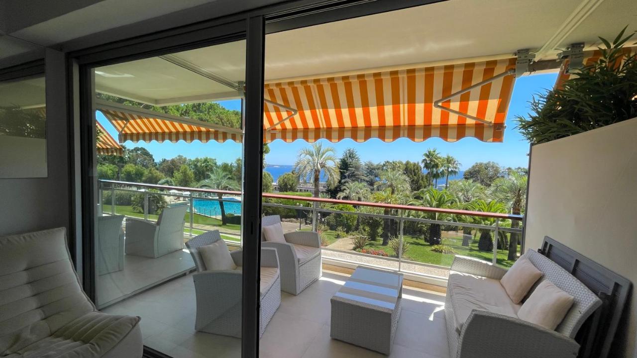 Appartement 2 Chambres Vue Mer Panoramique, Proche Croisette Cannes Vallauris Buitenkant foto
