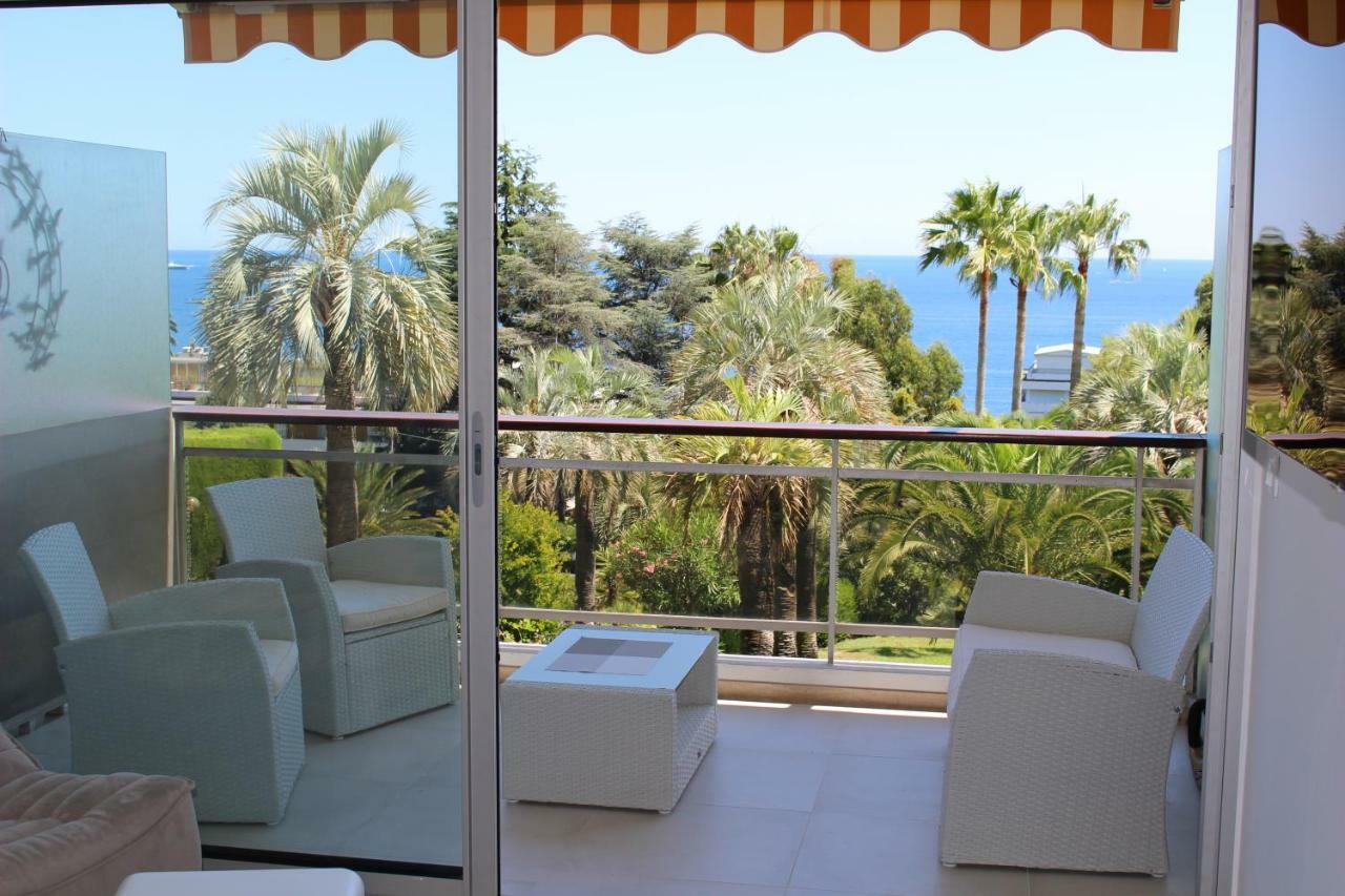 Appartement 2 Chambres Vue Mer Panoramique, Proche Croisette Cannes Vallauris Buitenkant foto